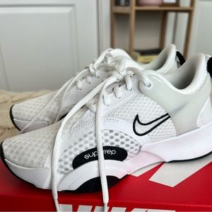 Nike Women’s SuperRep go 2 training shoe white black | 5.5